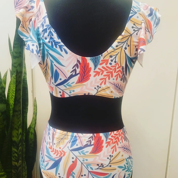 2 piece swimwear suit sz large - Picture 5 of 5